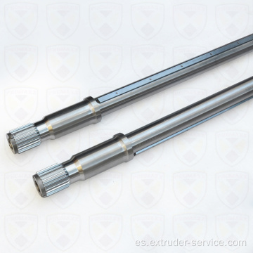 Extrusora de tornillos cilíndricos paralelos para máquina de plástico